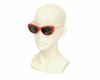 Unbreakable Sunglasses Junior PKM504 Red/White Dot on manikin head