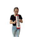 a girl playing the 32 Key Melodica
