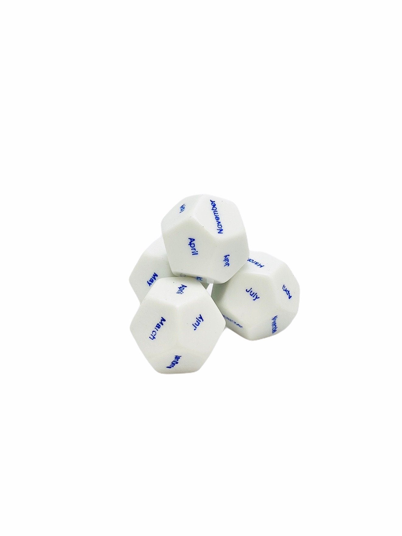 Months of the Year Dice