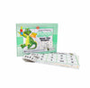 Beat The Dragon Bingo! - Addition and Subtraction on display with pieces and cards in front of green box