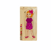the girl Discoveroo Body Layer Puzzle on a white background