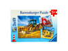 the Ravensburger Puzzle - Digger at Work 3x49 box with a white background