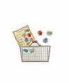 the basket from the Orchard Shopping List Clothes Booster Pack